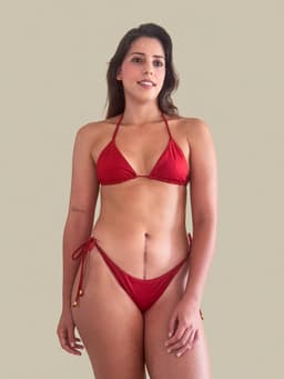 BIKINI WAVES TERRACOTA