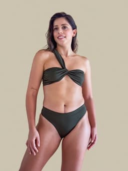BIKINI PALM VERDE OLIVA